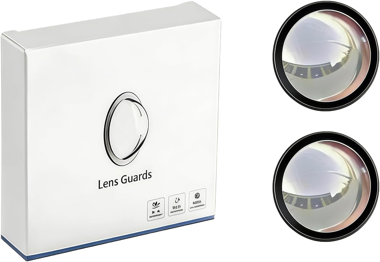 Generic 2-Pack Car Backup Camera Lens Protector, Ultra Clear Protective Film for Rear View Camera, Waterproof Anti-Fog