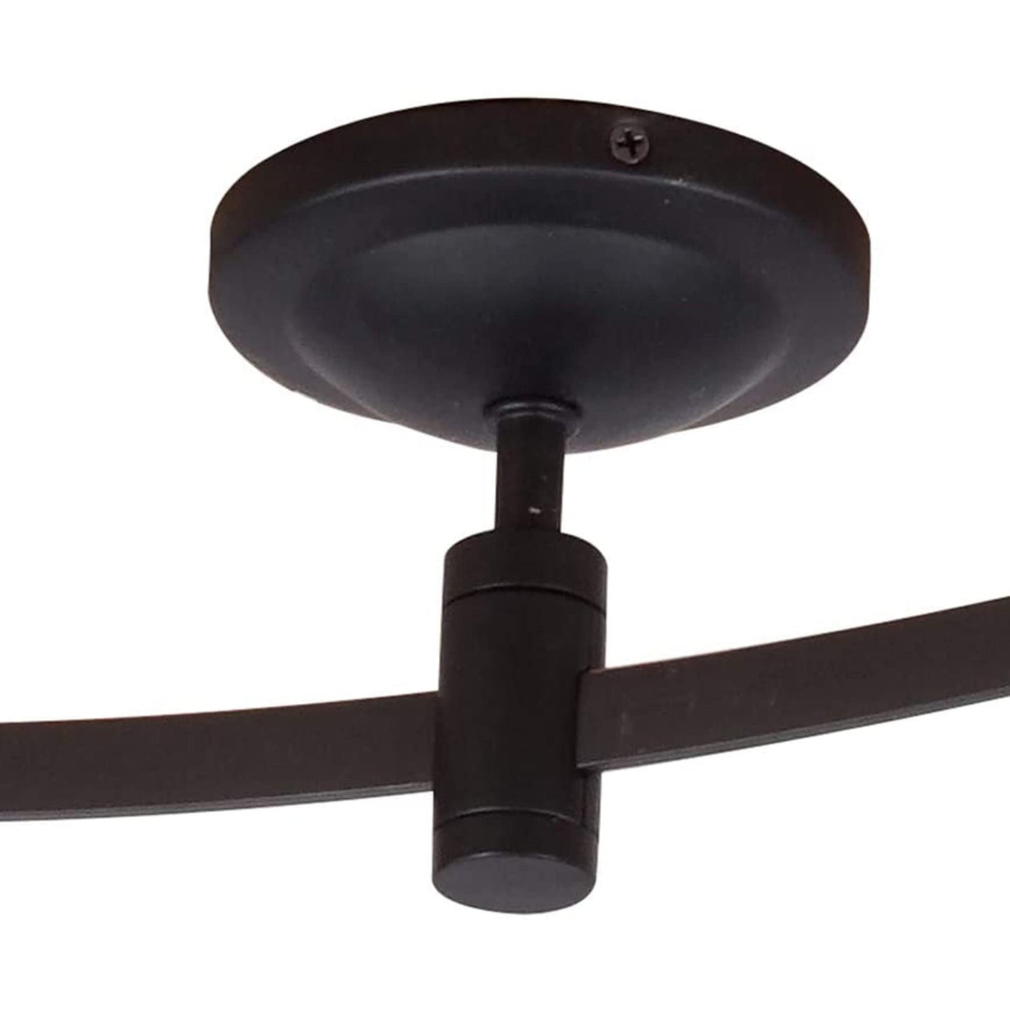 Catalina Lighting 96" 6-Light Integrated LED Flex Track Spotlight Ceiling Light, Oil Rubbed Bronze, for Kitchen, Living Room, Home Lighting