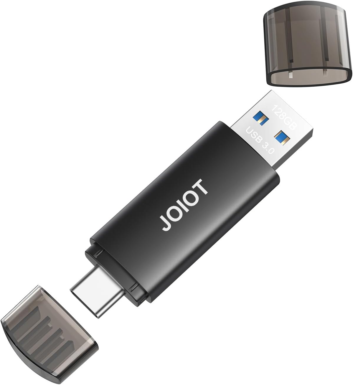 JOIOT 128GB 3.0 2-in-1 15 USB C Flash Drive Dual USB Flash Drive Type C + USB A Portable Type-C Flash Drive USB-C Thumb