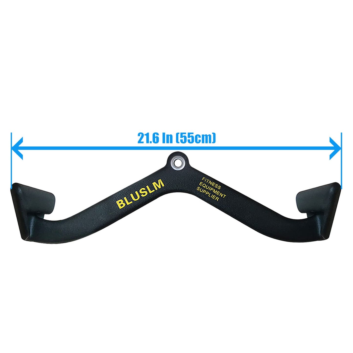 BLUSLM LAT Pull Down Bar for Cable Machine, LAT Pulldown Attachments T-bar V-bar Cable Attachment for Gym, Back Tricep Strength Training Handle