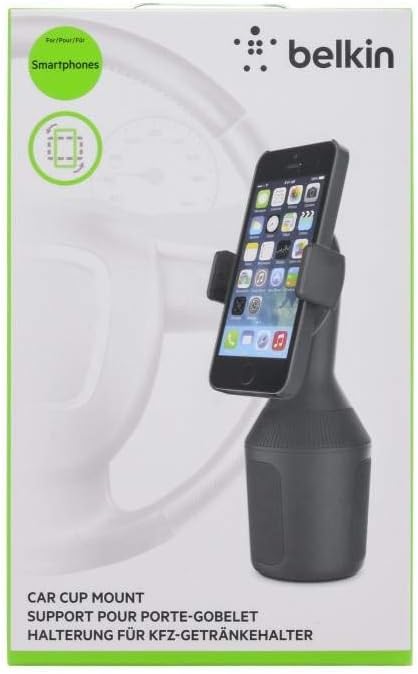 Belkin Smartphone Car Cup Holder Mount - Black Color
