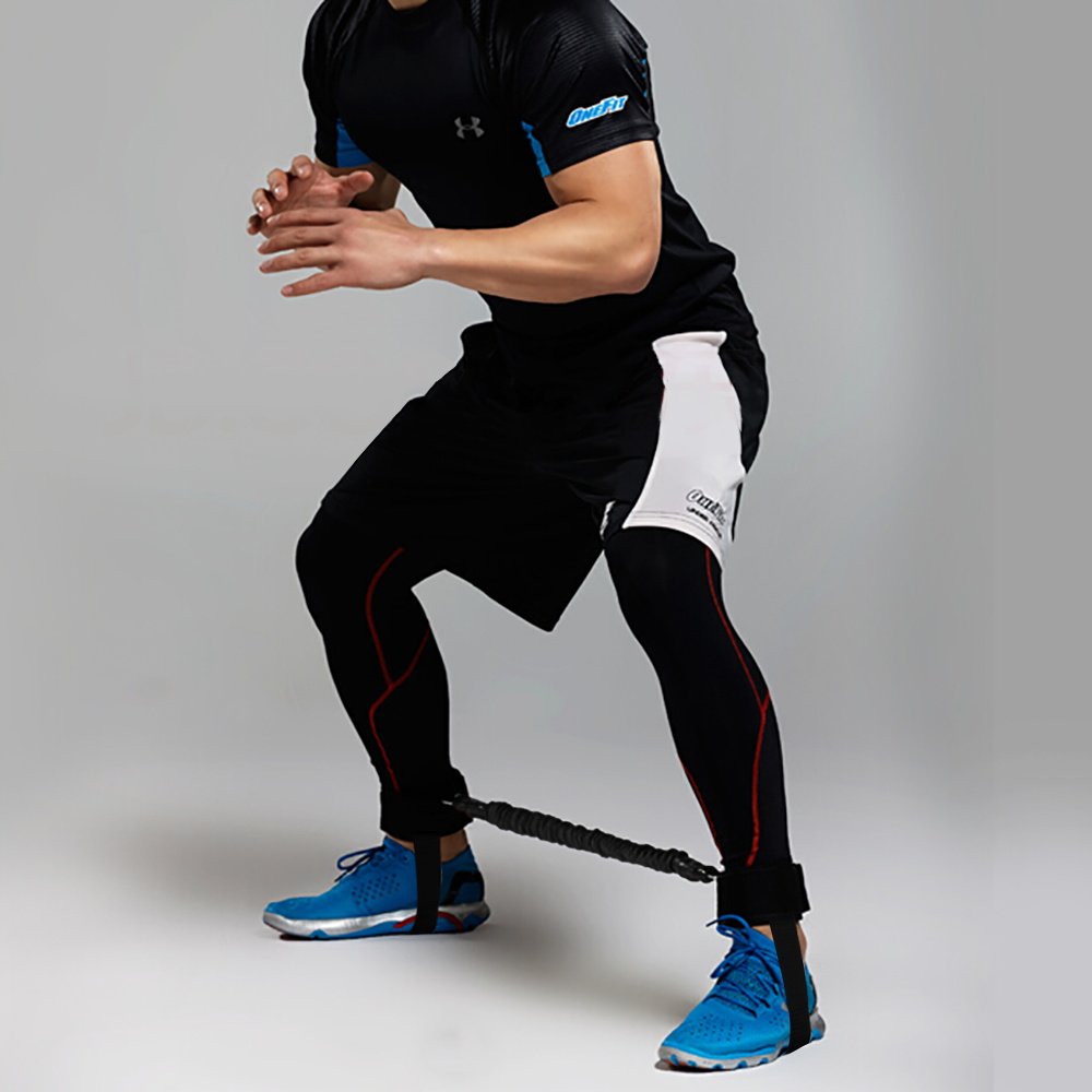 Vishusju Bounce Trainer Vertical Jump Legs Resistance Bands Glutes Muscles Workout Strength Speed Agility Training for Basketball Football