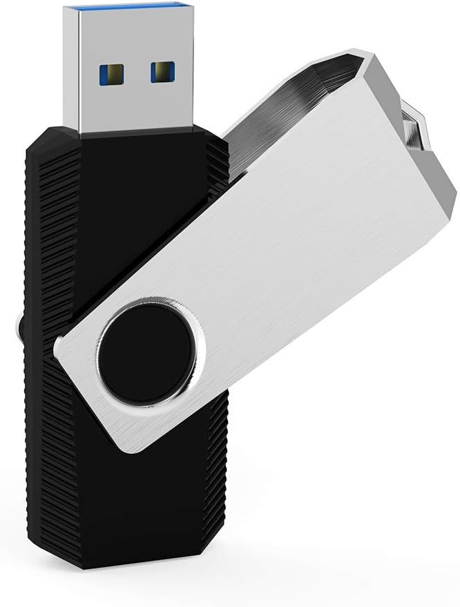 Aiibe 16GB 3.0 16GB USB Flash Drive Thumb Drive USB Memory Stick PenDrive - Black