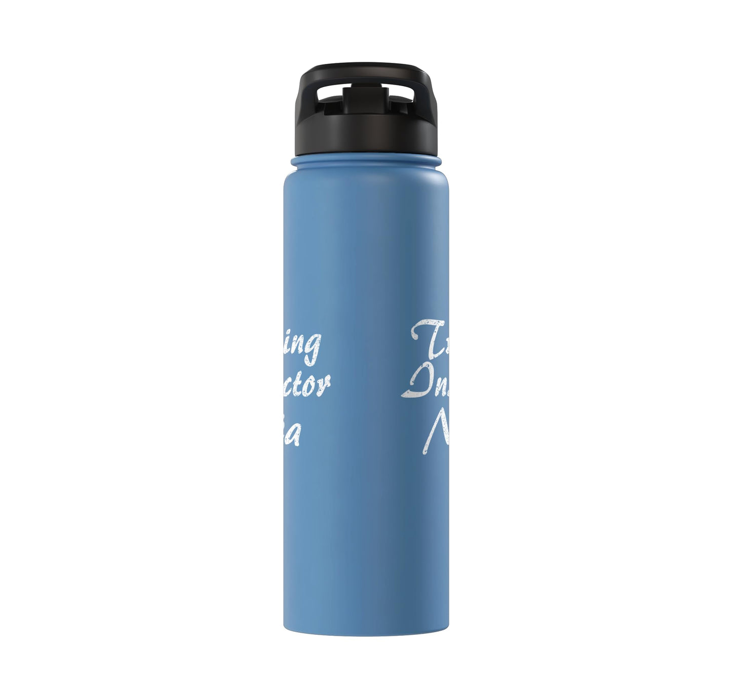 Training Instructor Tshirt Job Occupation Funny Work Stainless Steel Insulated Water Bottle