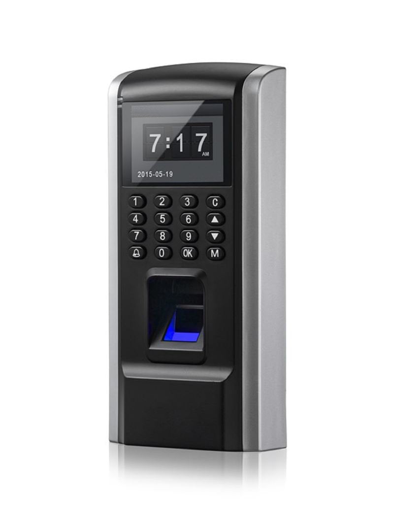 MENGQI-CONTROL Tracking in and Out Biometric Fingerprint/RFID/PIN Access Control System with 600LBS Force Electric Magnetic Lock + 110-240V Power Supply+RFID Cards+ Keyfobs+Exit Button