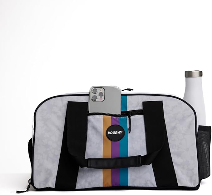 Vooray Burner Gym Duffel Bag, Gym Bag for Women and Men with Shoe Compartment, Weekender, Overnight & Travel Duffel for Sports and Workout