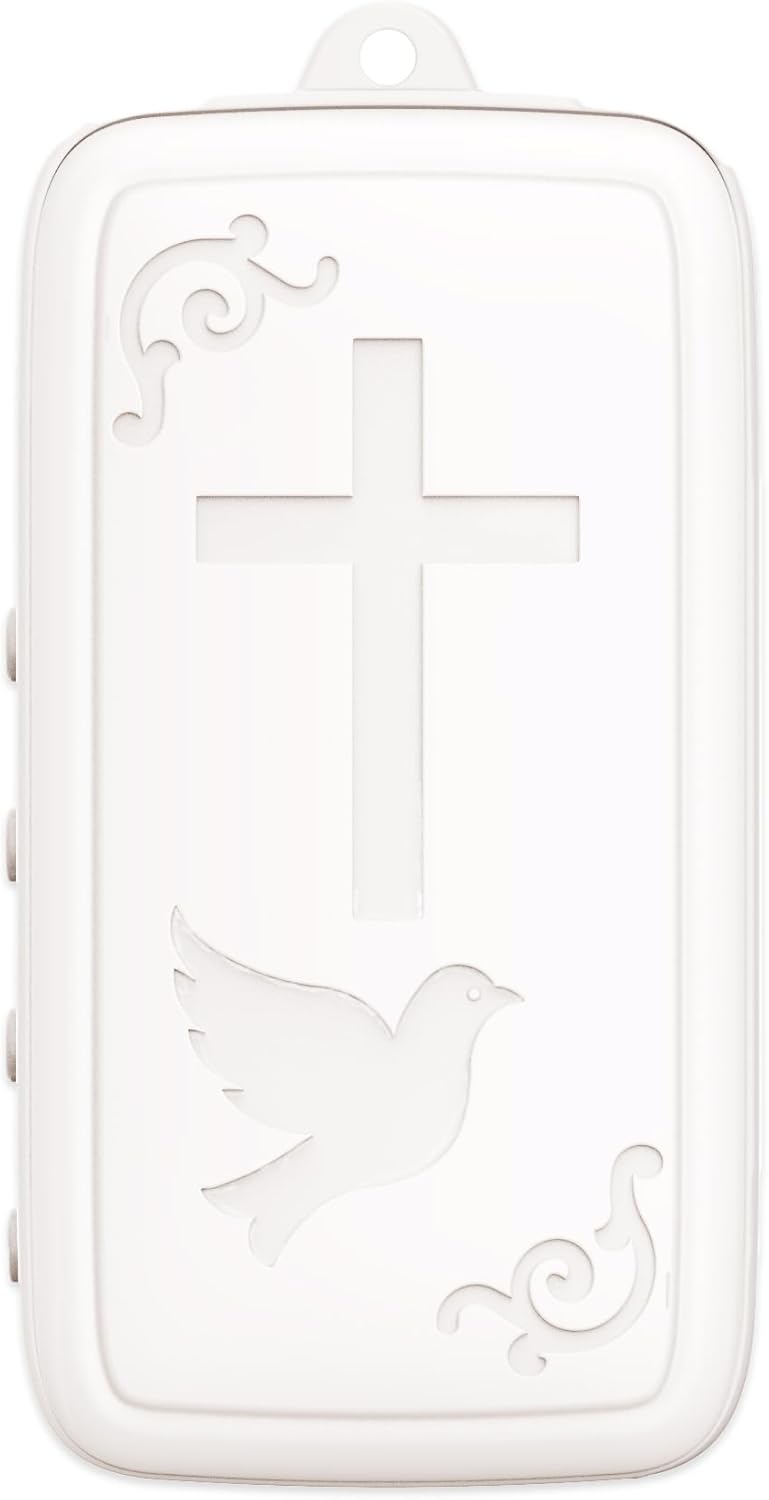 AHEHOLY Mini Bible Player with Selected KJV Scriptures, Psalms, Prayers & Hymns, Key-Sized Rechargeable Christian Gift