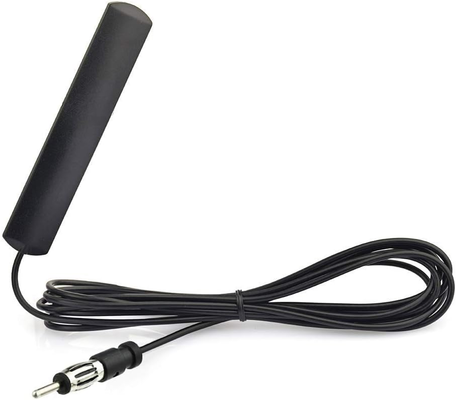 BINGFU Car Stereo FM AM Radio Antenna Car Adhesive Mount Hidden Patch Antenna for Vehicle Truck SUV Stereo in Dash Head