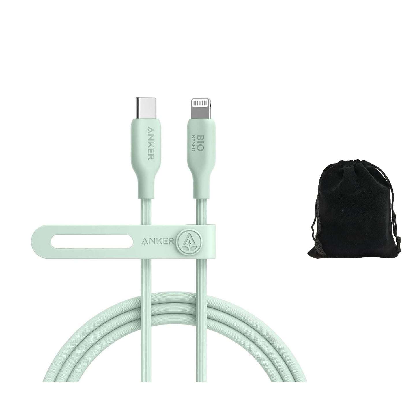 542 10FT, 30W 15,000 Anker Bio-Nylon USB-C to Lightning Cable Eco-Friendly Fast Charging Cable, Supports Power Delivery