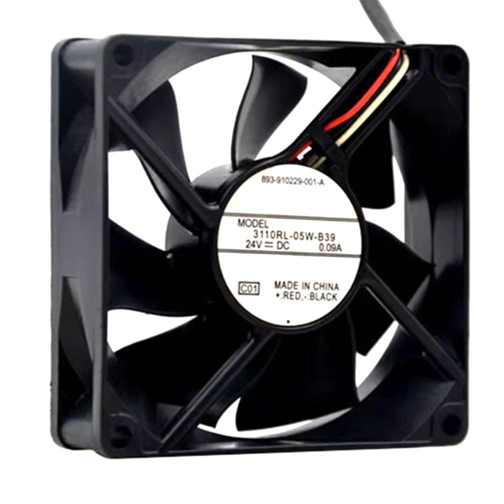 JVHROLW 80MM DC24V 0.09A 2.16W 8025 3000RPM 3110RL-05W-B39 8CM 80 80 25mm (3pin) Inverter Fan Speed Copier Cooling Fan