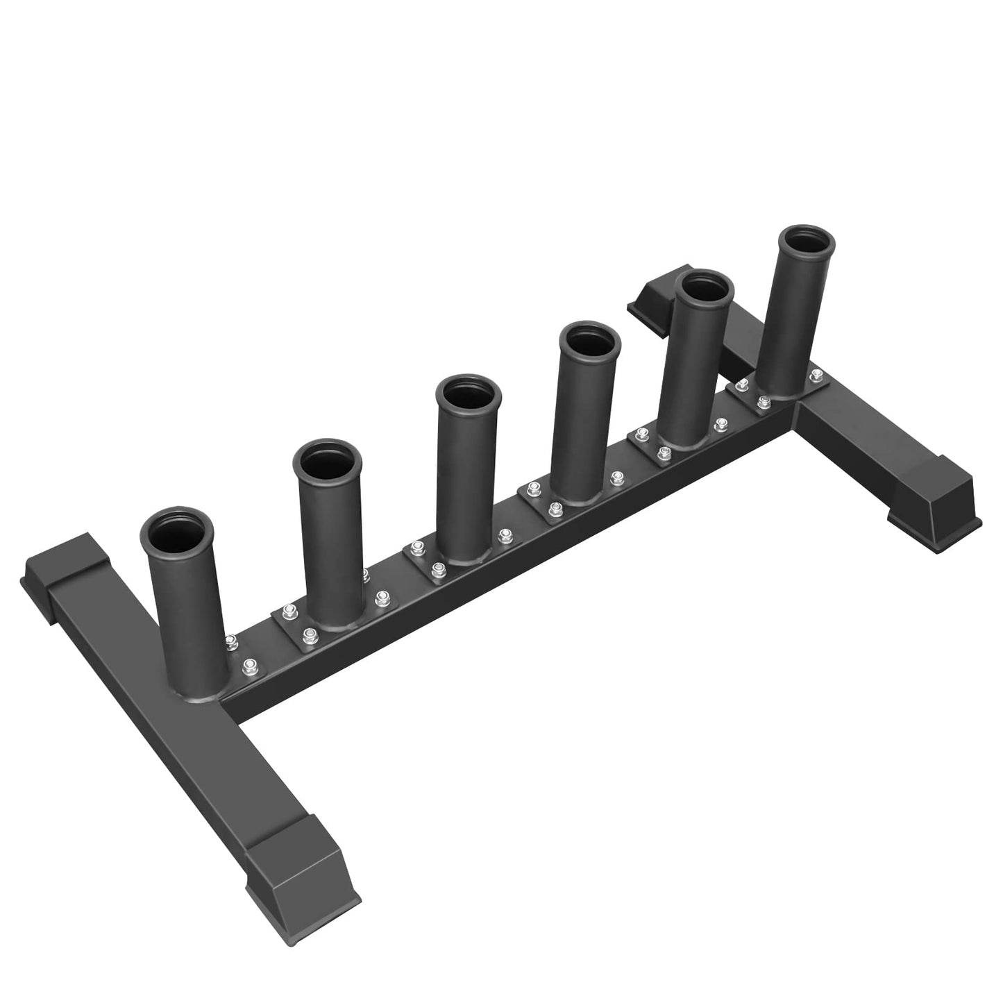 Luwint Freestanding Barbell Holder, Floor Stand Vertical 6 Bar Storage Rack for 2'' Olympic Bars