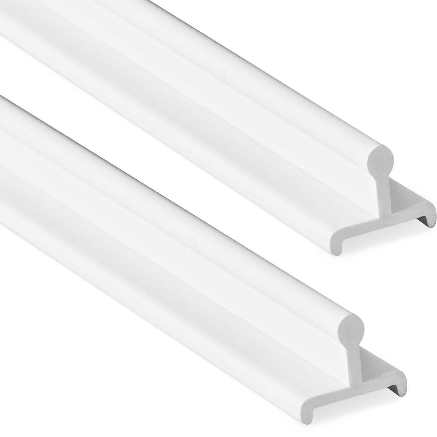 Colingmill 2 Pcs Sliding Screen Door Replacement Track 72 Inch Vinyl Bottom Track Sliding Door Screen Replacement Rail