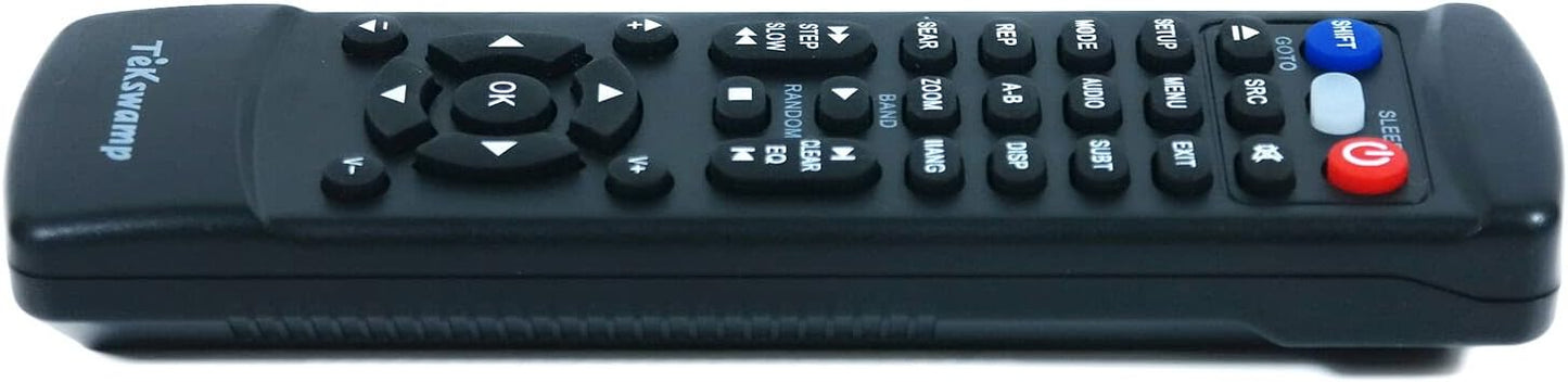 Tekswamp XBR716 Cassette Replacement Remote Control for Zenith DVD Recorder/Video Recorder