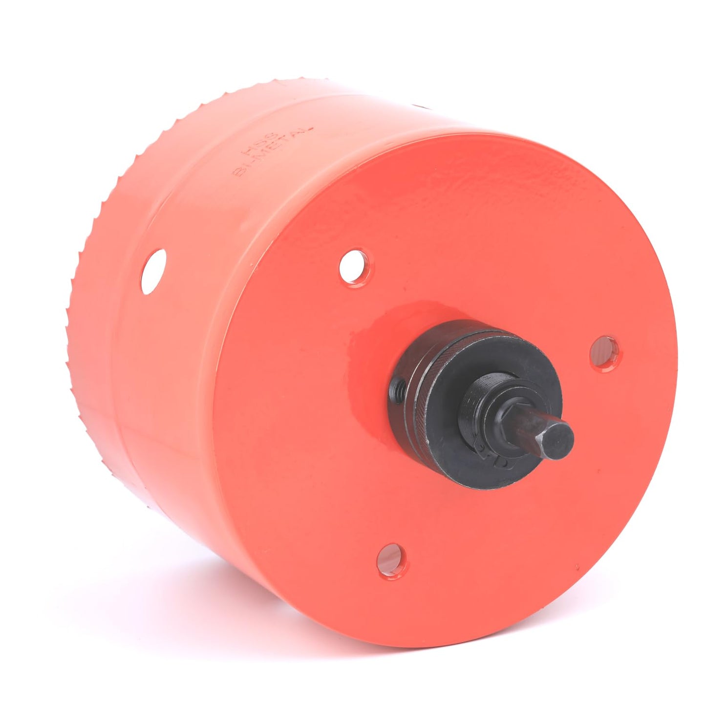 JIECHENG 4-1/4 Inch Deep Hole Saw 6-1/2 Inch Diameter for Cutting Thick Wood, Profiles, Closed Profiles, and Large Corrugated Pipes
