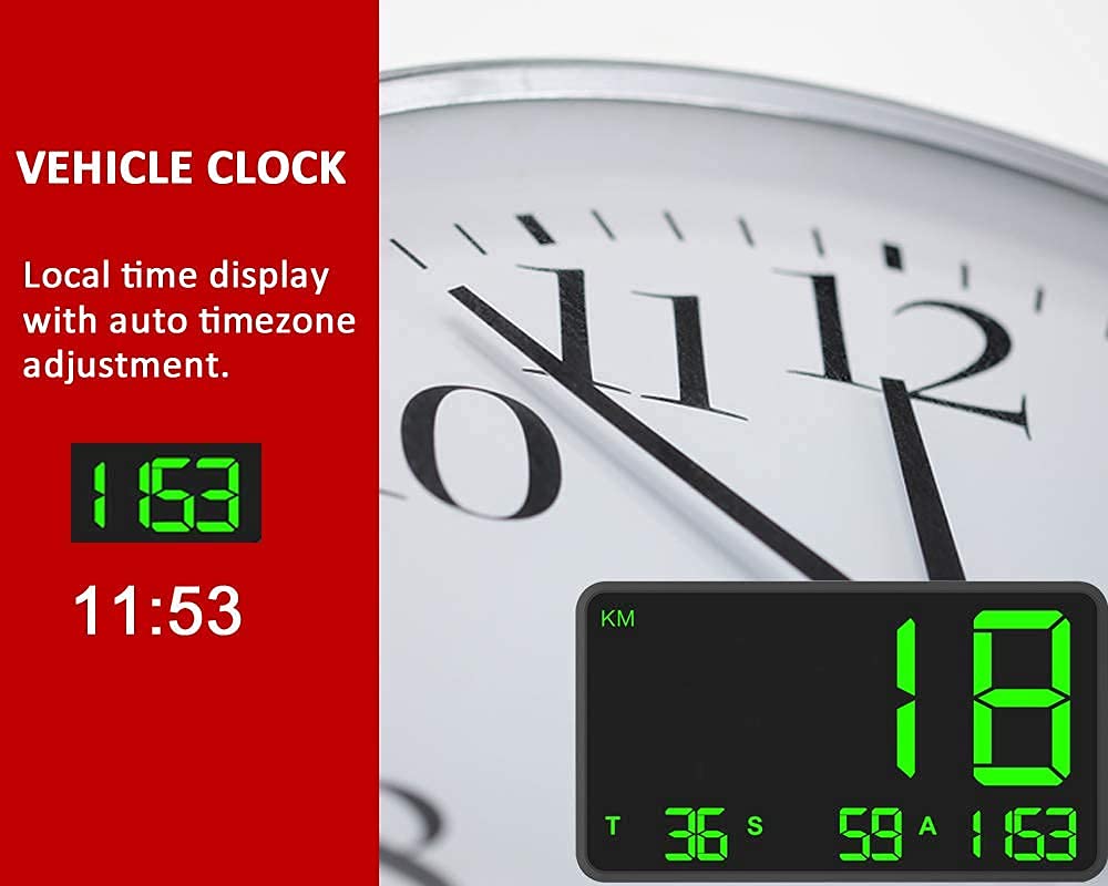 C60/C60S/C80/C90 (C80-1) KingNeed Original Universal GPS Head Up Display Speedometer Odometer Car Digital Speed Display