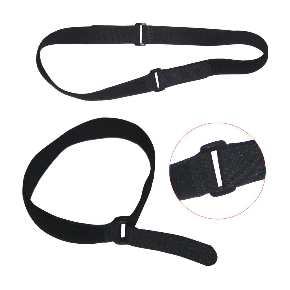 YiwerDer 32Pcs Reusable Fastening Cable Straps and Cable Ties with Buckles, Variety Sizes 8"-12"-18"-24"-36", Premium Adjustable Multi-Purpose Hook and Loop Cinch Strap Cord Ties