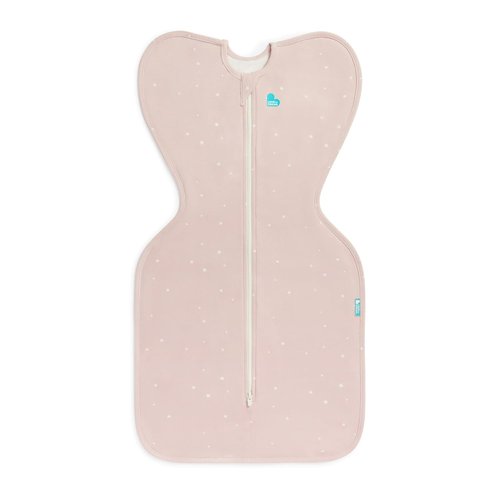 Love To Dream Swaddle UP - Baby Sleep Sack for Self-Soothing | Snug Fit, 1.0 TOG, Newborn 5-8.5 lbs, Powder Pink Twinkle