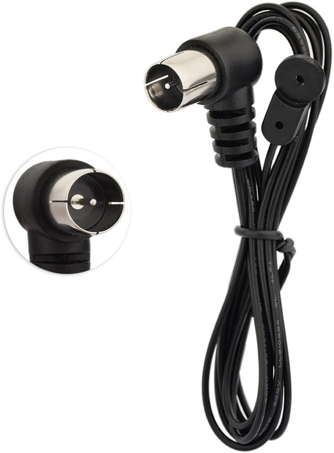 Superbat 75 Telescopic FM Antenna for Stereo Receiver Indoor, FM Radio Antenna Ohm UNBAL for Yamaha Onkyo Denon Table
