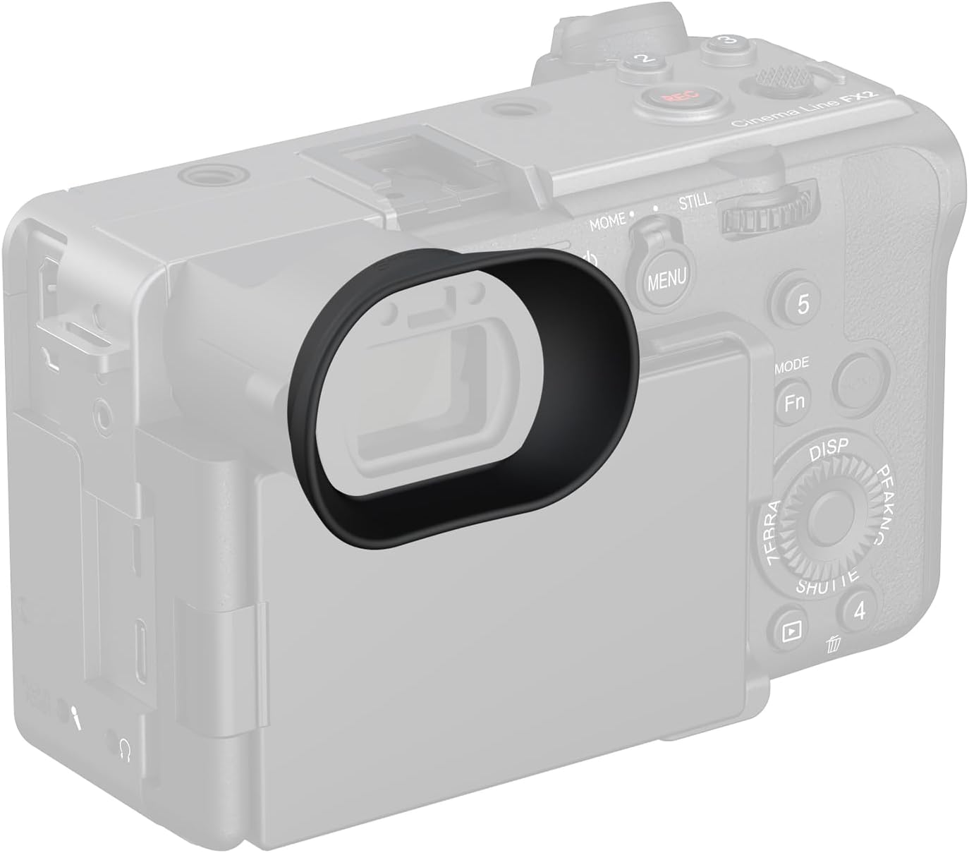 SMALLRIG FX2, 5975 Viewfinder Eyecup for Sony Soft Silicone Eye Cup Replacement, Anti-Glare Protection