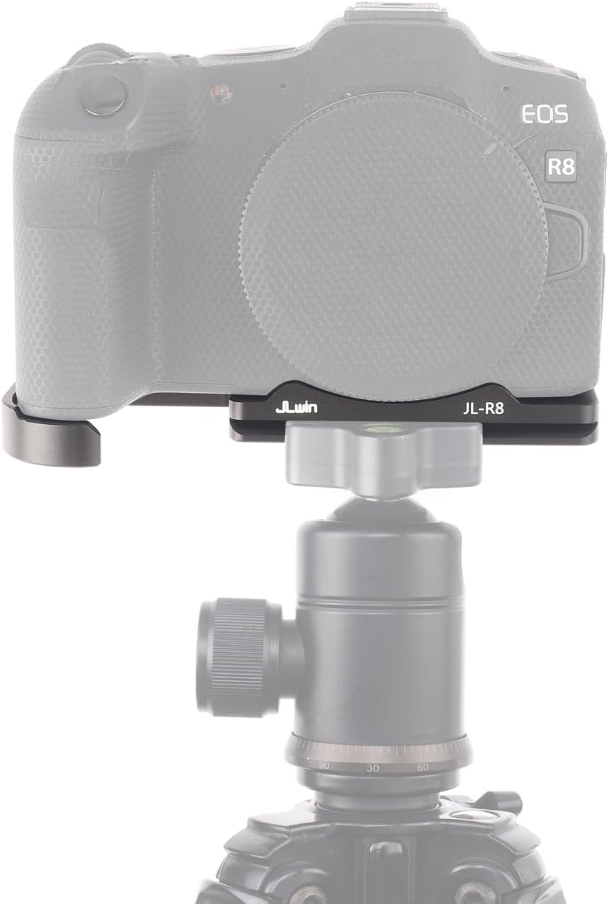 FocusFoto R8 Quick Release Baseplate QR Plate Mount for Canon EOS & RP Mirrorless Camera, Compatible with Arca-Swiss