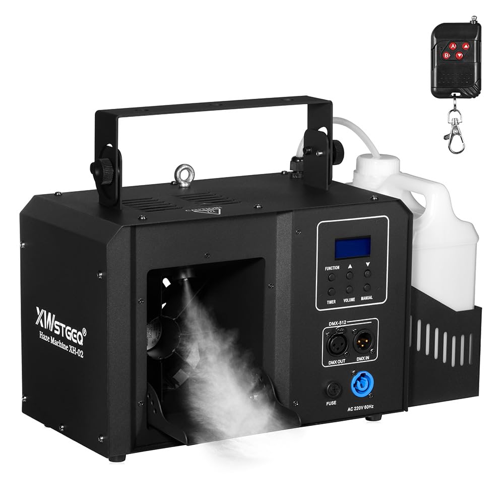 Haze Machine, 700W Continuous Output Fog Machine with Wireless Remote and DMX, Enhances Light Shows – Perfect for Stage, Parties, Halloween, and Clubs