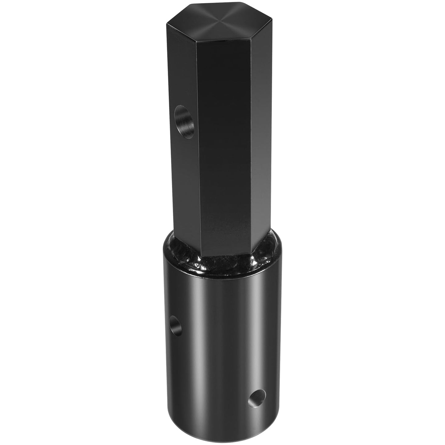 Heavy Duty Auger Adapter 2" Female Round to 2" Male Hex Bit Converter for Auger, Post Hole Digger, Mini Skid Steer, Tractor, Skid Steer Loader