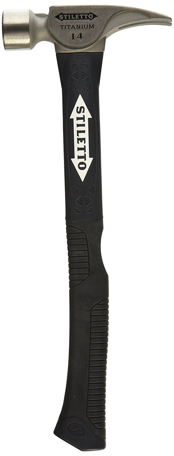 Stiletto TI14SC-F 14 oz Ti Smooth Face with Curved Poly-Fiberglass Handle, 16"