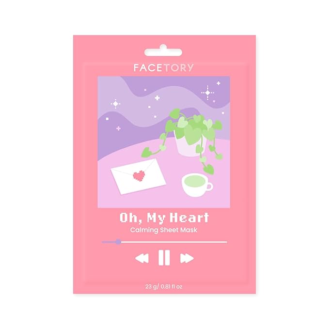 FACETORY Acne Sheet Mask Collection (Pack of 3) - Soothing, Rejuvenating, Illuminating Sheet Mask for Blemishes, Oily Skin Types, Pimples