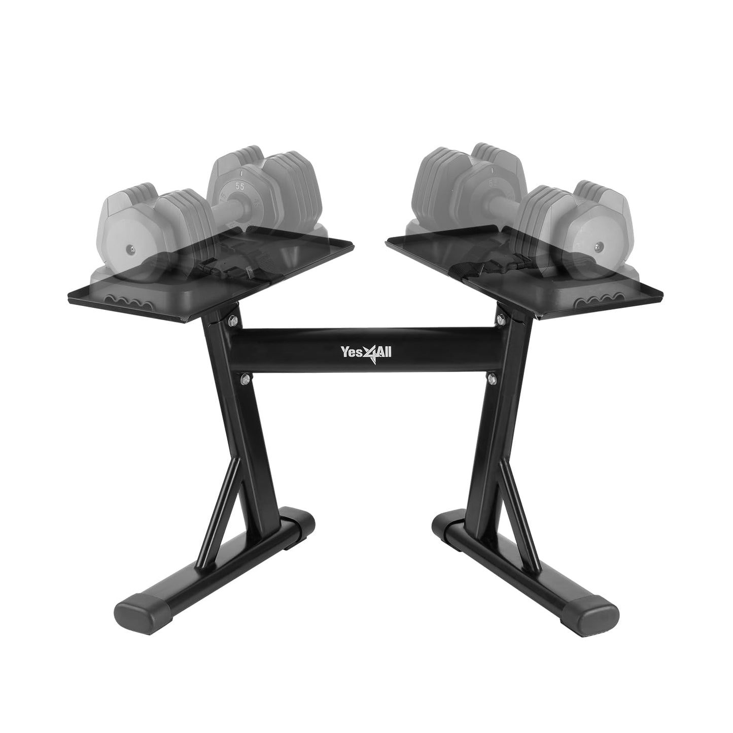 Yes4All Stand for Adjustable Dumbbells Up to 160 Pound - Spotter Stand, Rack & Weight Rack With Strap for Convenience, Safety & Easy Storage - Use With Expandable Dumbbells