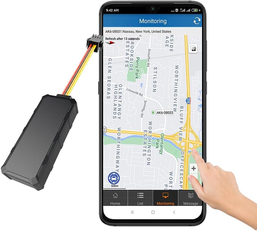 Reiwour 4G Hard Wired GPS Tracker for Vehicles One Month Subscription Included Hardwired Car Tracker Device