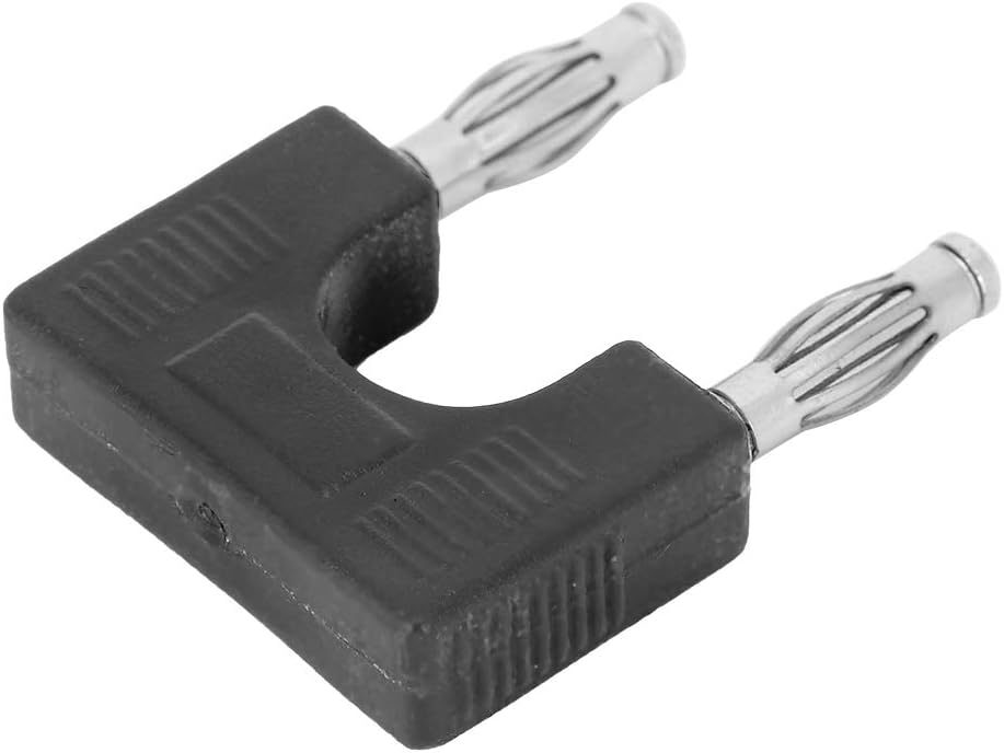 Spryflower 20Pcs 4mm 3mm, Dual Banana Plug, Brass - Proof U - Shaped Audio Adapter Connector for Speaker Cables up