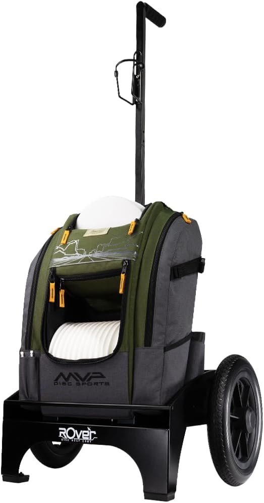 MVP Disc Sports Rover Disc Golf Cart - Black