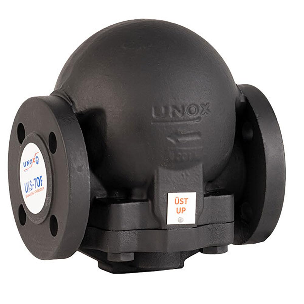 Unox DN15 Ball Float Steam Trap, Thermostatic, ANSI Class150 Flanged