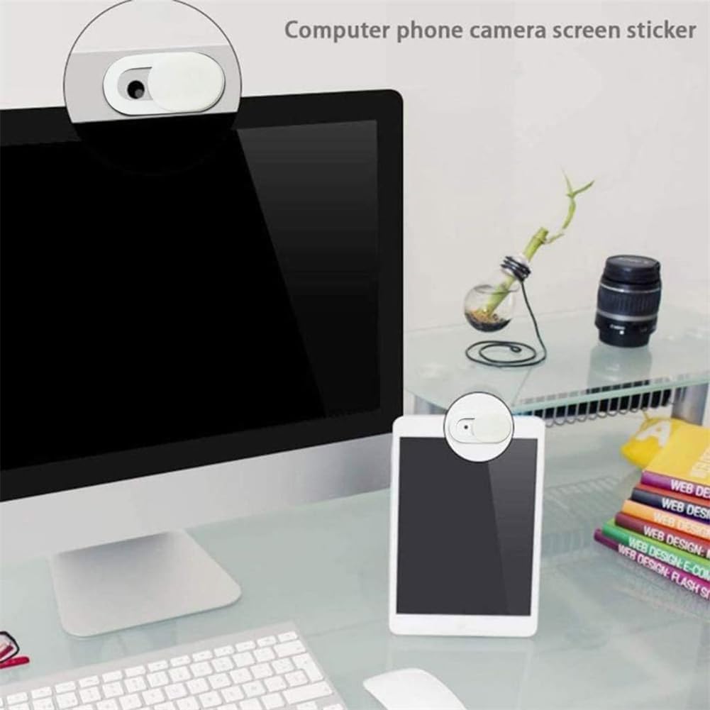 Much Hotter (6 Pack), 0.03 inch Webcam Cover Ultra Thin Laptop Camera Cover Slide for iPhone iPad MacBook Pro Computer