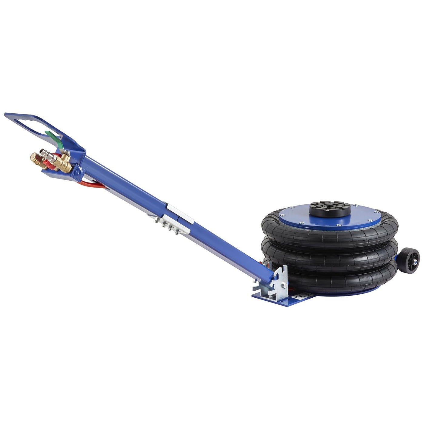 VEVOR Air Jack, 5 Ton/11000 lbs Triple Bag Air Jack, Airbag Jack with Six Steel Pipes, Lift up to 18.5 inch/470 mm, 3-5 s Fast Lifting Pneumatic Jack, with Adjustable Handle for Car, Garage, Repair