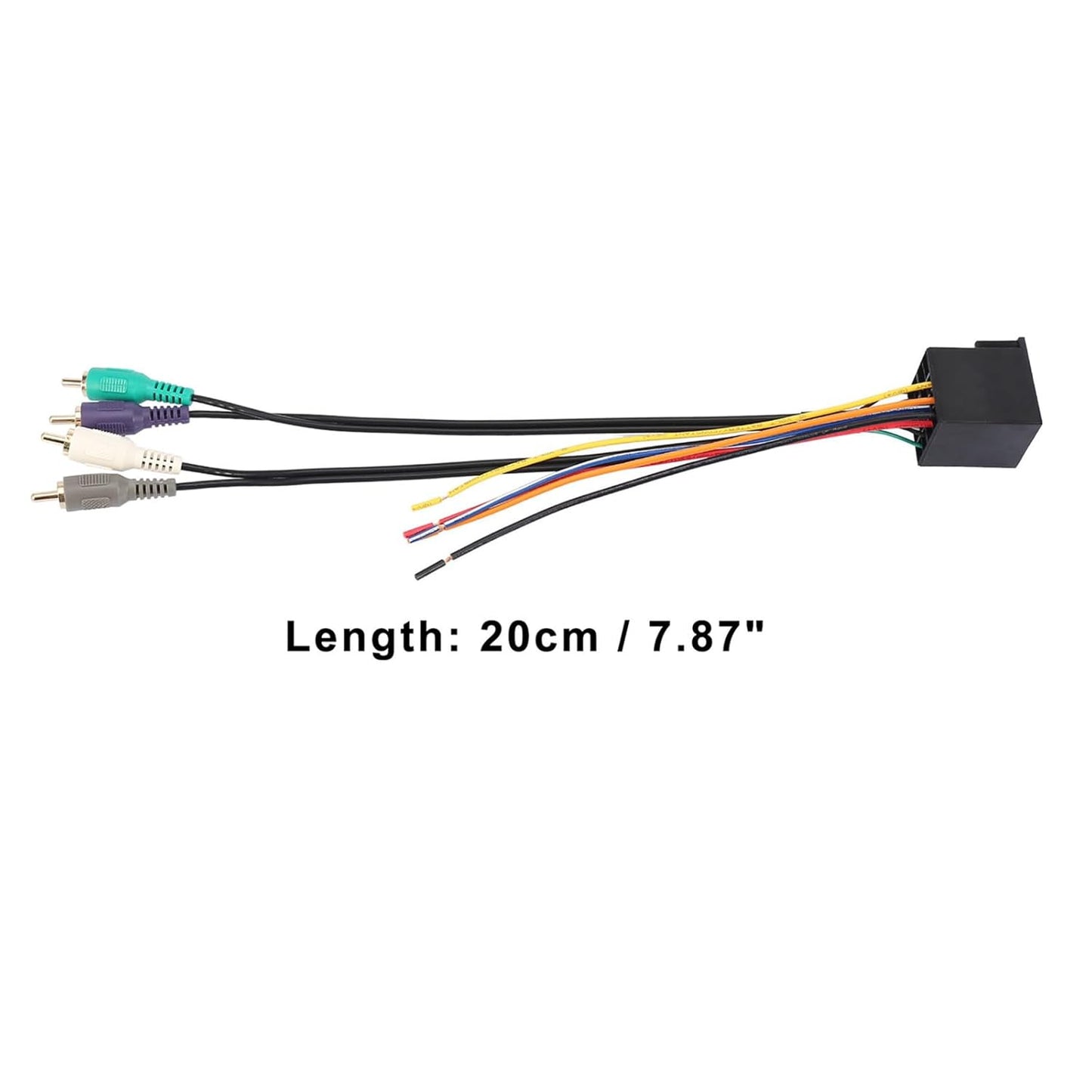 MAGIC MOTO 70-1786 Car Stereo Radio Wiring Harness Amplifier Integration Wire Adapter Plug for Mercedes Benz, for Audi