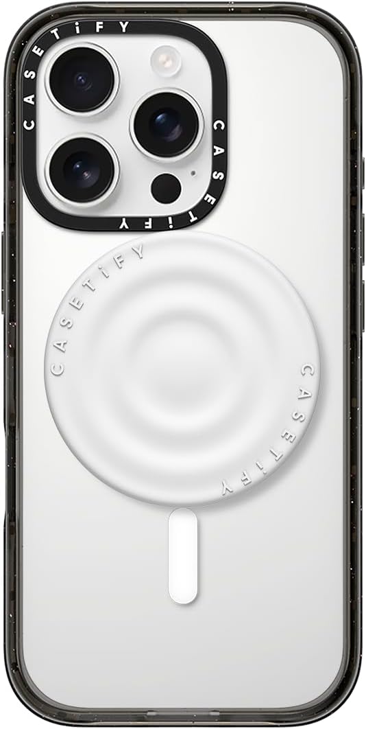 CASETiFY Ripple Grip Stand for MagSafe - Sleek White Design