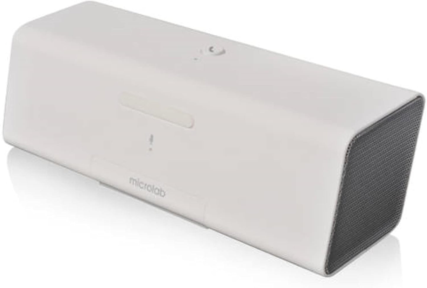 Microlab MD212 Wireless Bluetooth Speaker - Portable White Design