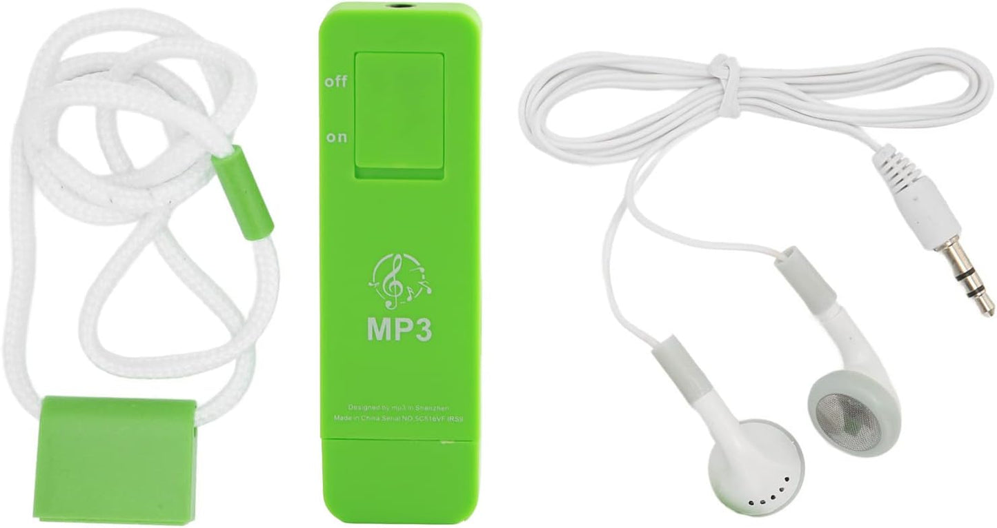 DAUZ MP3 (#4) Player, Slim Shape Small Music Player Long Battery Life for Travel for Students for Running