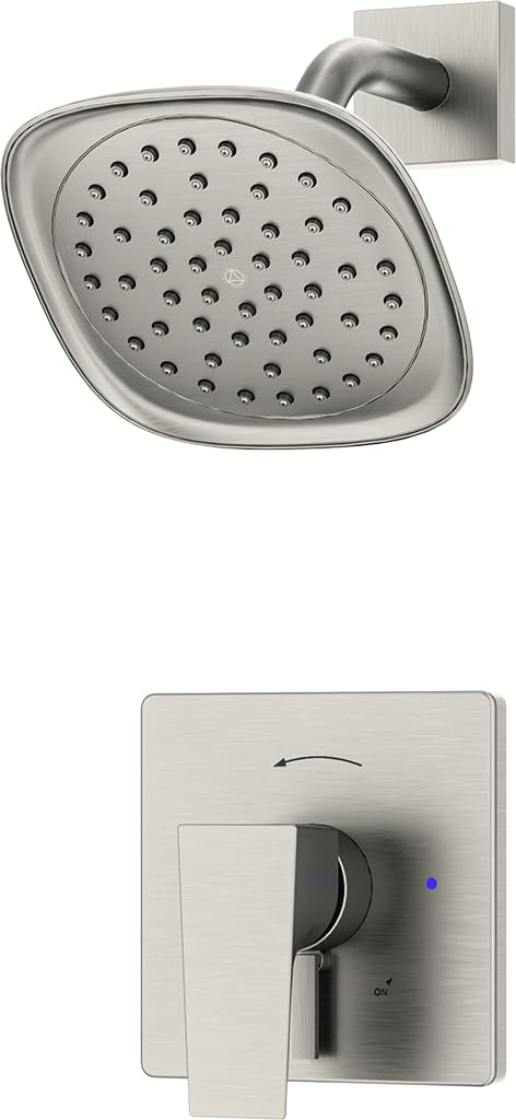 Symmons Verity Single Handle Wall Mounted Shower Trim Kit with Diverter Lever 2.0 GPM (Valve Not Included)