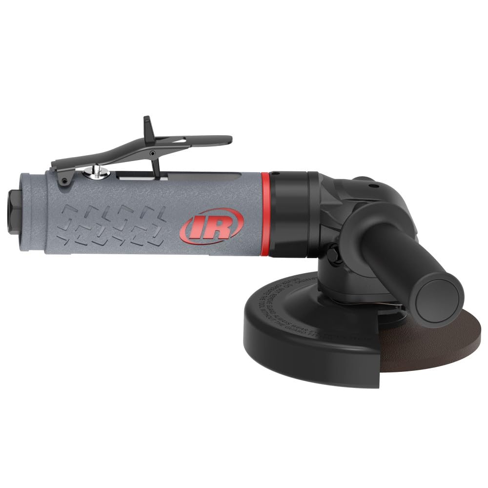 Ingersoll Rand 545MAX Air Angle Grinder, 5" Type 27 Wheel, 12,000 RPM, 2.5 HP, 5/8"-11 Thread, Rear Exhaust