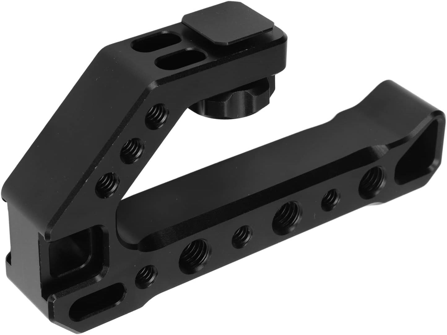 YuRui TENG SLR Camera Top Handle Grip for Mirrorless Cameras, Ergonomic Design with Multiple Screw Ports and Cold Shoe