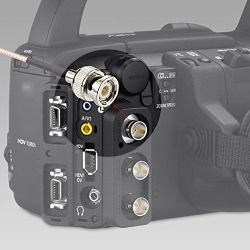 1.0/2.3 75 2 60cm 3G BINGFU DIN Male to BNC Male Ohm Video SDI Cable feet for HD SDI Video Recorder Camera Assist