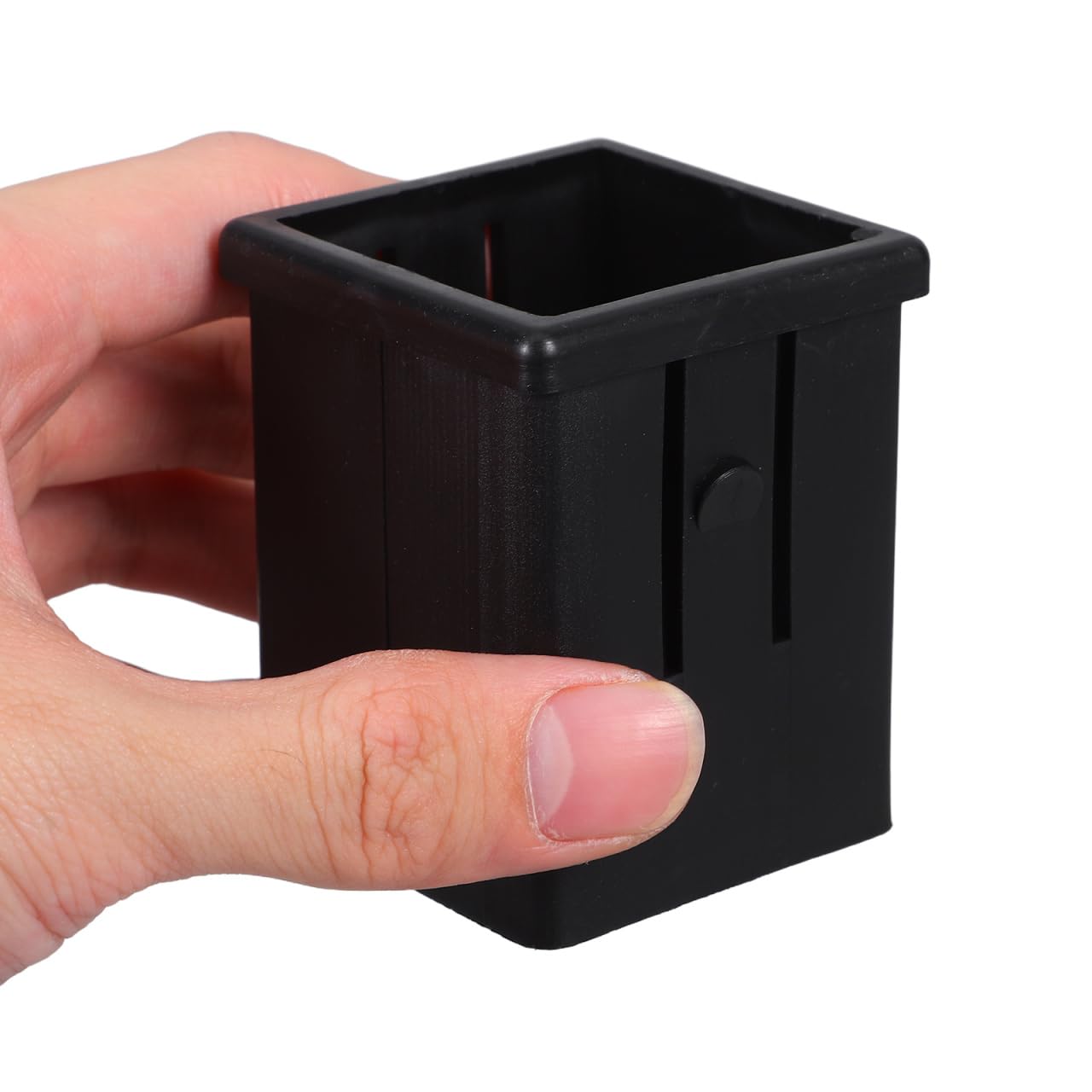 Mipcase 4Pcs Hollow Tube Inserts Sleeve Converter for Fitness Equipment Square Tube Inner Adapter 2.36X1.88X1.88In Smooth Sliding Bushing for Exercise Machines Stability Enhancer for Strength Training