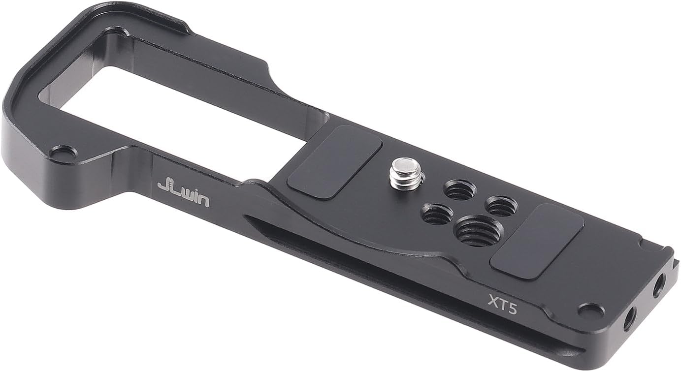FocusFoto X-T5 Quick Release Baseplate QR Plate Mount for Fujifilm Fuji Mirrorless Camera, Compatible with Arca-Swiss