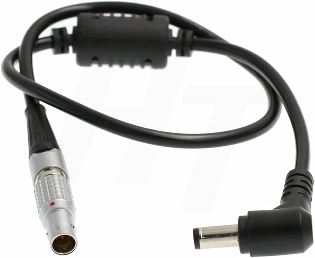 HangTon 12V 0B 2 703 E2 F6 S6 18" Right Angle DC Plug to Pin Power Cable for Teradek Bond Bolt, SmallHD Monitor, Zacuto