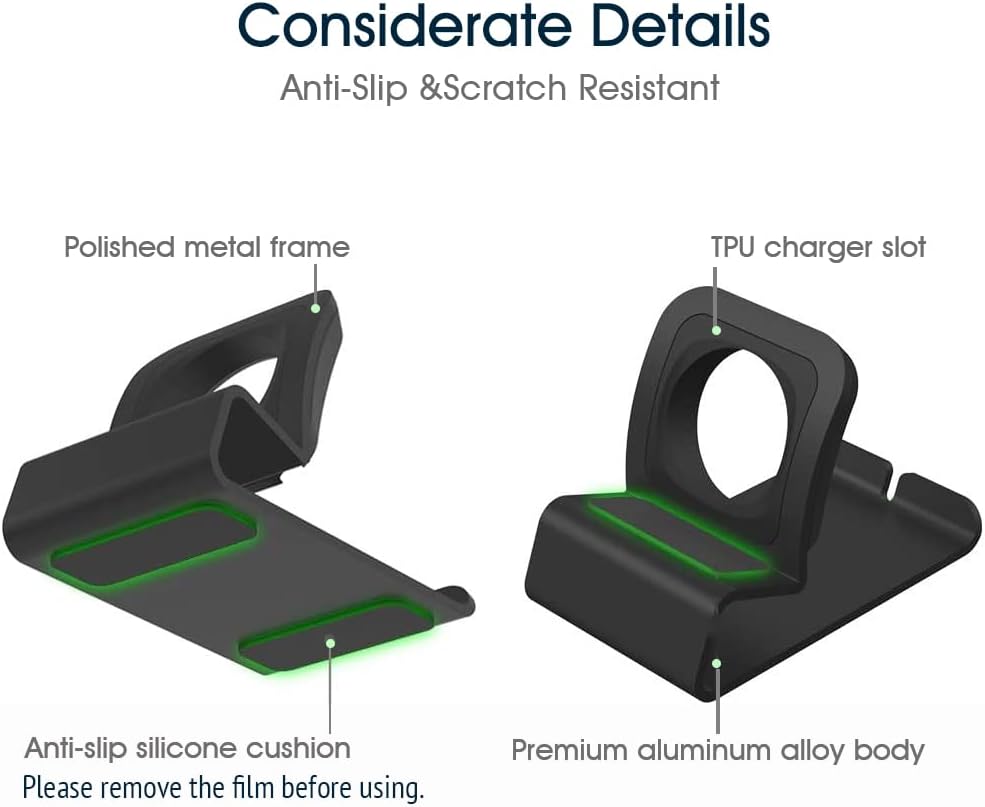CQ 49mm 46mm 45mm 44mm 42mm 41mm 40mm 38mm 10 9 8 7 6 5 4 3 2, Charger Stand for Apple Watch iWatch Series SE Ultra