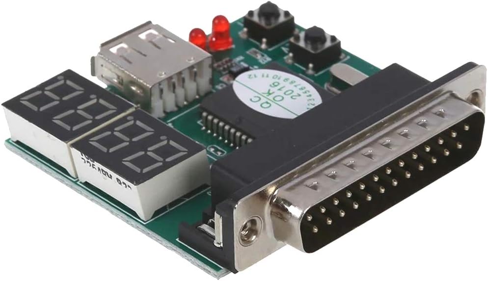 JMT 4-Digit USB & PCI Motherboard Diagnostic Tester for Laptops