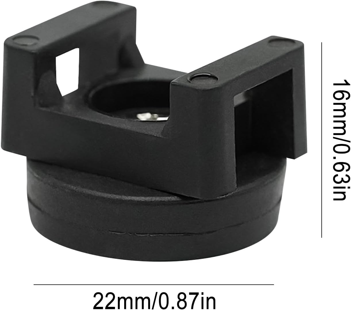 18lbs (22mm, Count, 20) Magnetic Cable Zip Tie Base, Heavy Duty Vertical Tension, Multipurpose Wire Clips Management