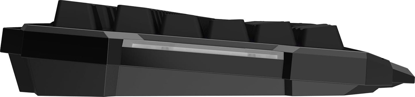 msi GK100 Forge US - Membrane Keyboard, RGB, Ergonomic, Anti-GHOSTING, Angle-Adjustable (Black)